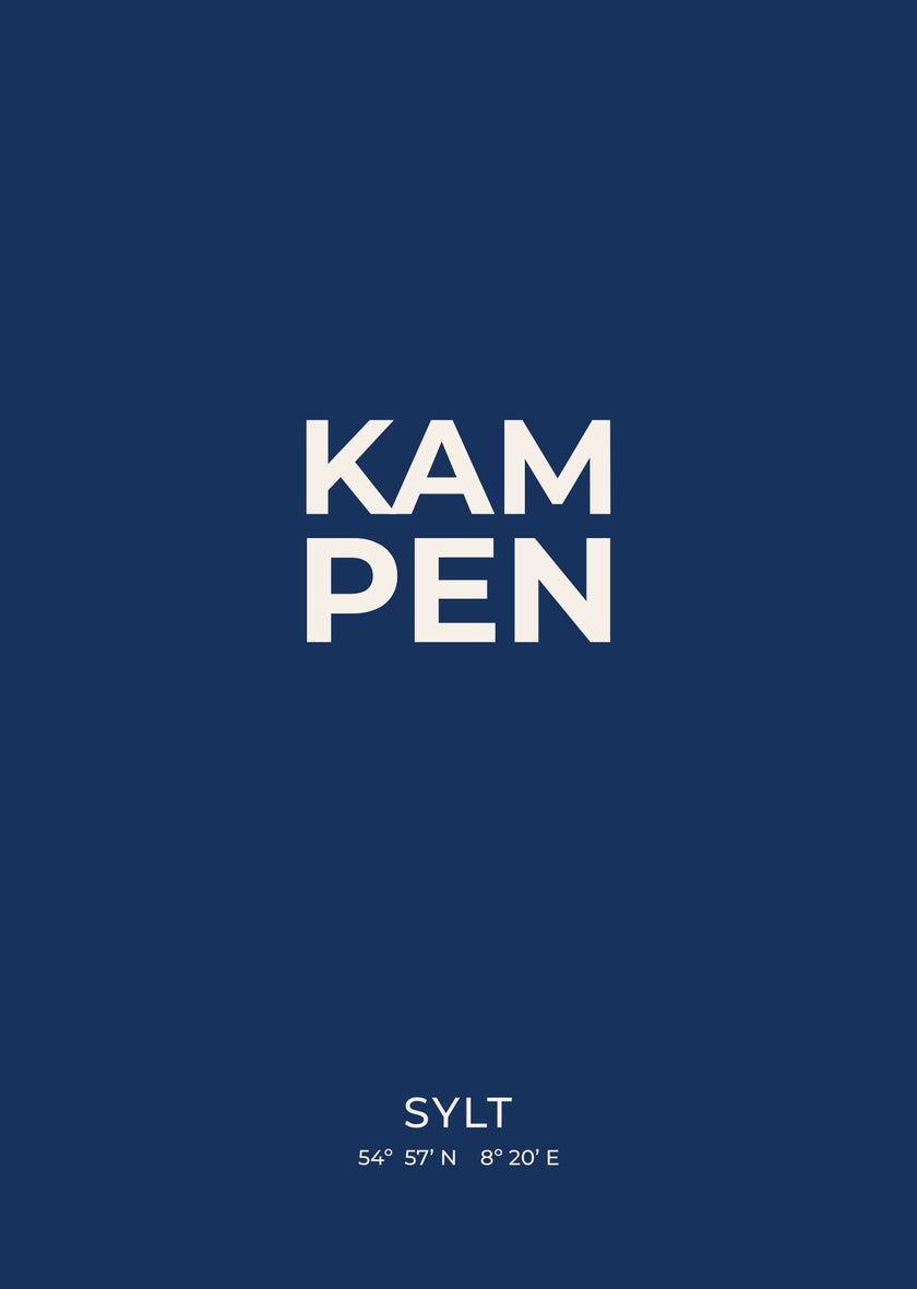 Kampen Sylt Poster
