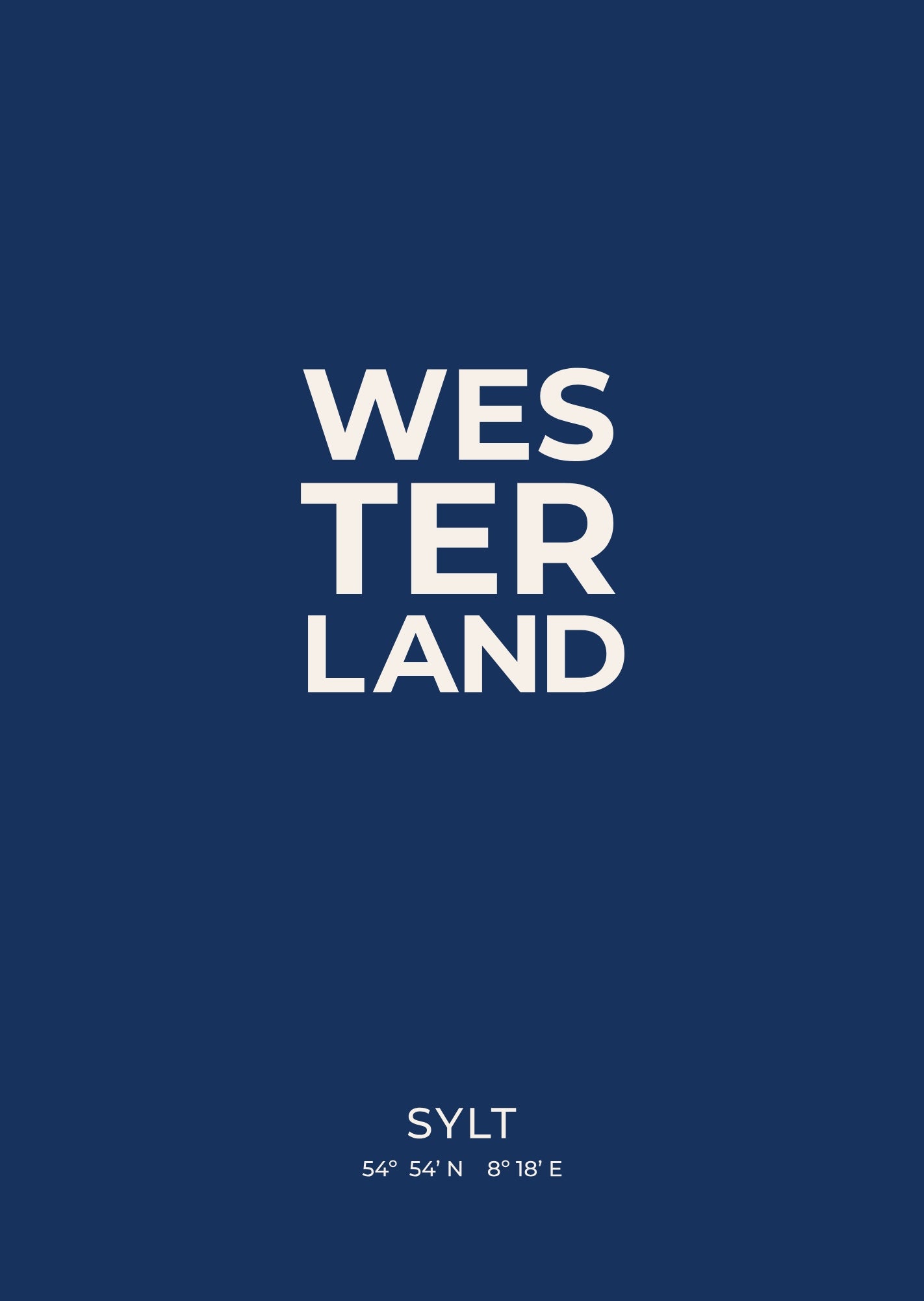 Westerland Sylt Poster