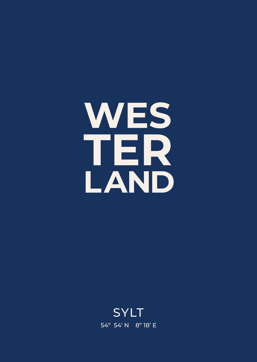 Westerland Sylt Poster